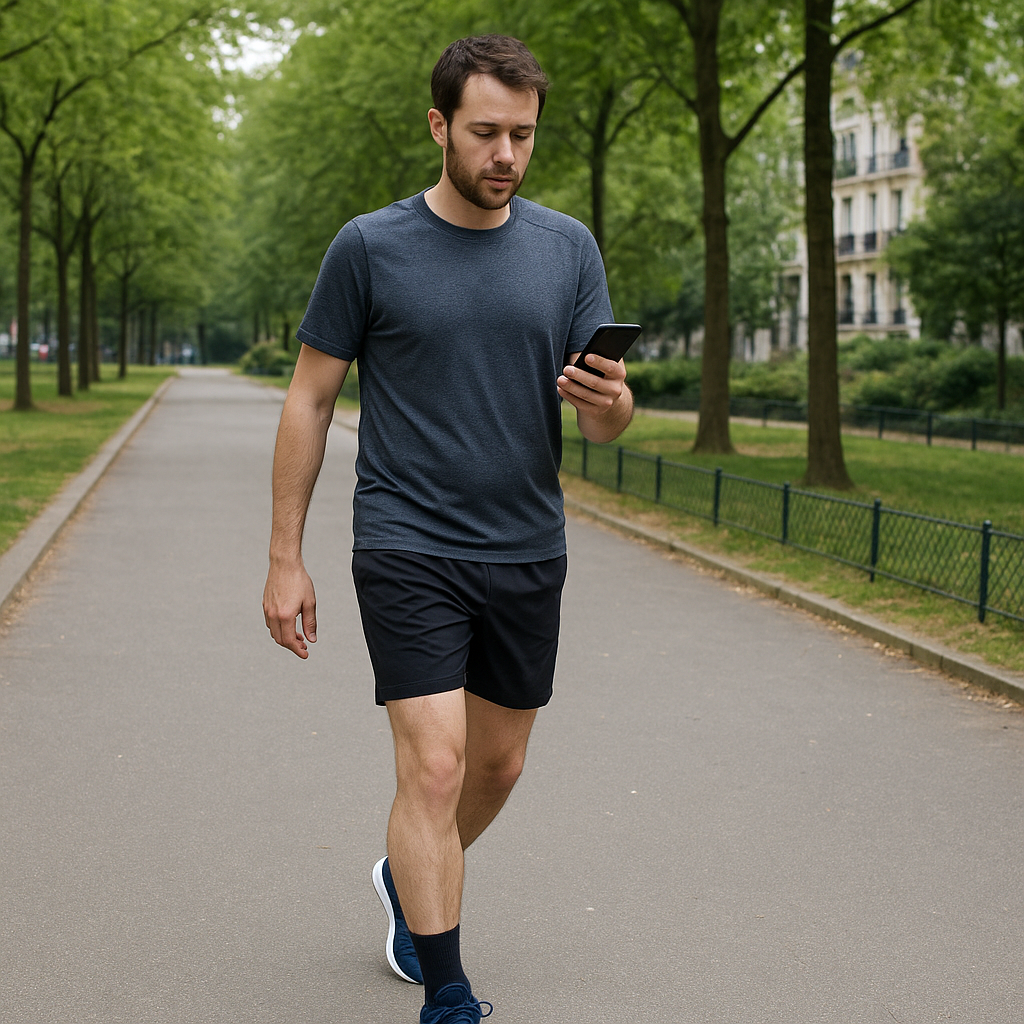 Programme running débutant : commencer à courir sans se blesser en 4 semaines ? 8 Coureur débutant en marche active avant une séance de running