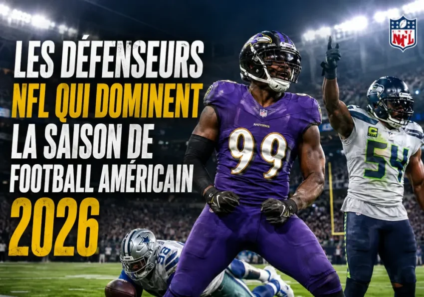 Les défenseurs NFL qui dominent la saison de football américain 2026 9 Un athlète olympique en pleine action, captivant l’attention du public et des caméras.