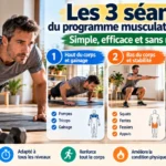 Programme musculation maison sans matériel : 3 séances efficaces pour se renforcer chez soi